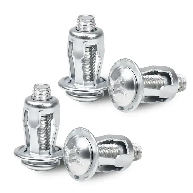 🔩 Heavy-Duty Carbon Steel Button Rivet Locking Nuts Set