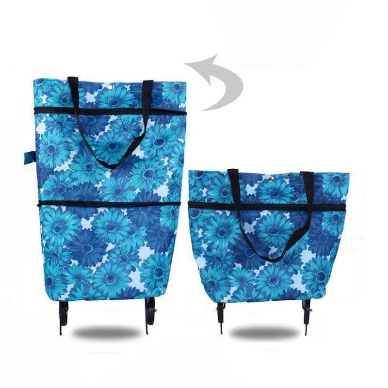 ⚡️LAST DAY 50% OFF 🛒♻️2-in-1 Foldable Shopping Cart
