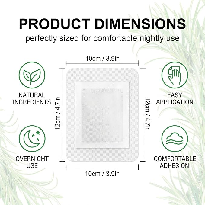 Foot Detox Patches for Stress Relief, Toxin Removal & Better Sleep Natural Deep Cleansing Pads