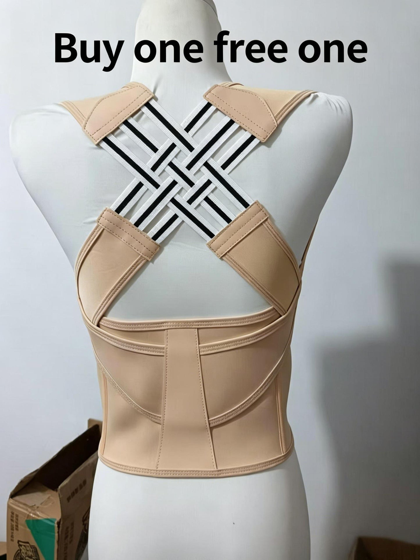 Buy 1 Free 1 Upgrade 2.0 Smart Posture Corrector | Invisible Back Support with Auto-Adjust Webbing | Pain Relief & Posture Training