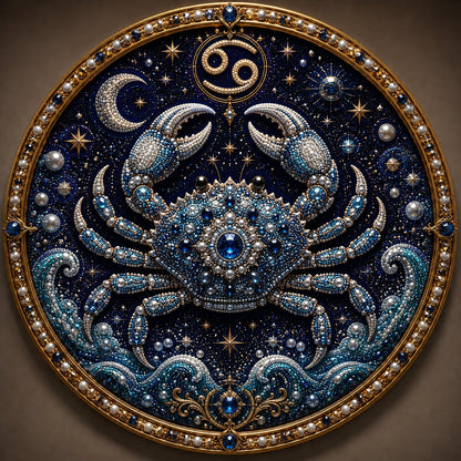 🔥Last Day 50% OFF - 12 Zodiac Signs Pearl Art Kit ♈🌙