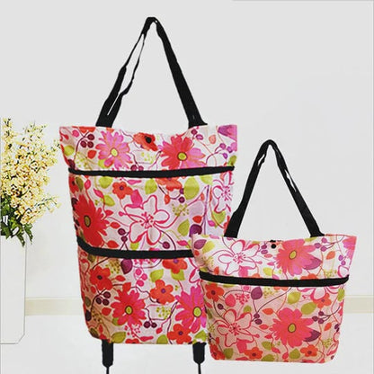 ⚡️LAST DAY 50% OFF 🛒♻️2-in-1 Foldable Shopping Cart