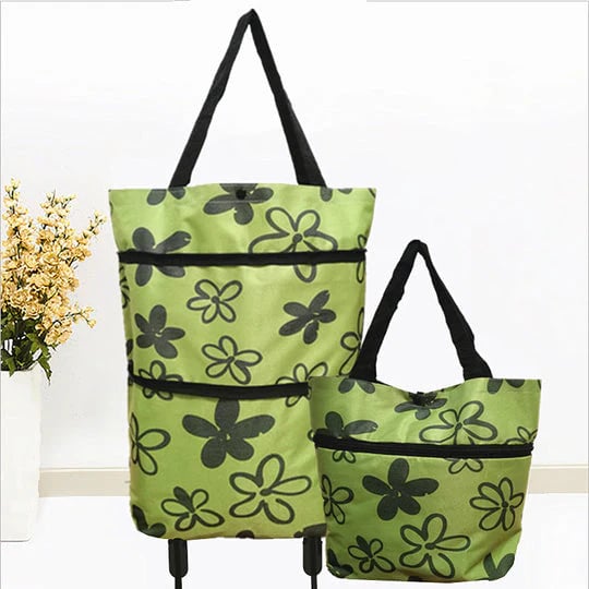 ⚡️LAST DAY 50% OFF 🛒♻️2-in-1 Foldable Shopping Cart