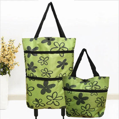 ⚡️LAST DAY 50% OFF 🛒♻️2-in-1 Foldable Shopping Cart