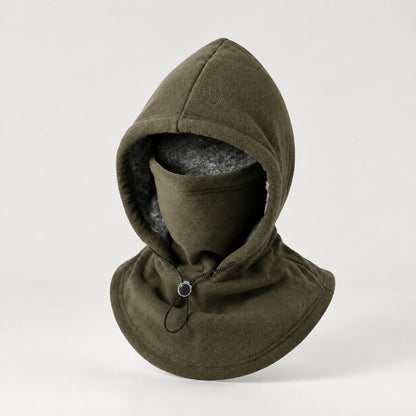 3-in-1 Fleece Balaclava Hood – Windproof Full Face Cover, Neck Gaiter & Winter Ski Mask