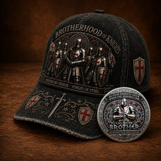 ⚔️ Brotherhood Of Knights Honor Cap 🎁Free Honor Coin With Every Cap Purchase