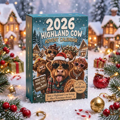 🔥Last Day 50% OFF - 🐮🎁2026 Highland Cow Advent Calendar | Every Day Brings New Surprises(📦Buy 2 Free Shipping)
