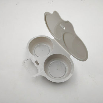 🍳 Microwave Egg Poacher – Dual-Cavity Breakfast Egg Cooker