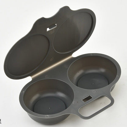 🍳 Microwave Egg Poacher – Dual-Cavity Breakfast Egg Cooker