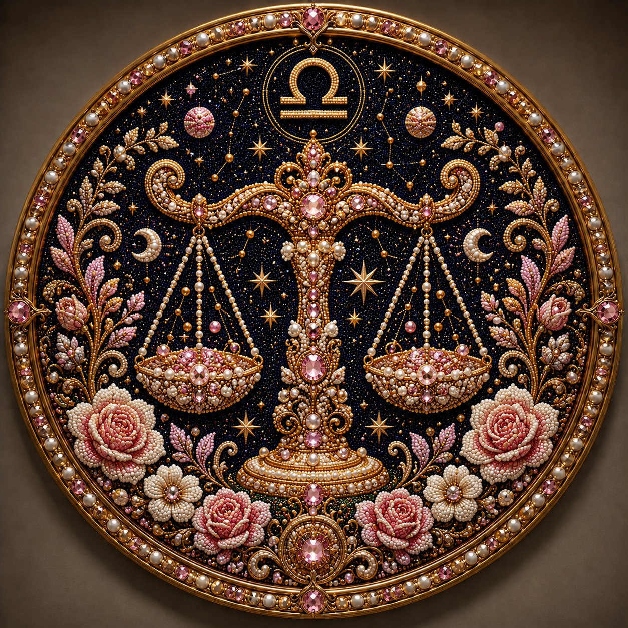 🔥Last Day 50% OFF - 12 Zodiac Signs Pearl Art Kit ♈🌙