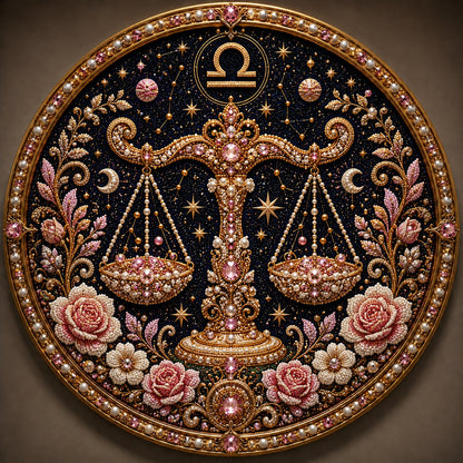 🔥Last Day 50% OFF - 12 Zodiac Signs Pearl Art Kit ♈🌙