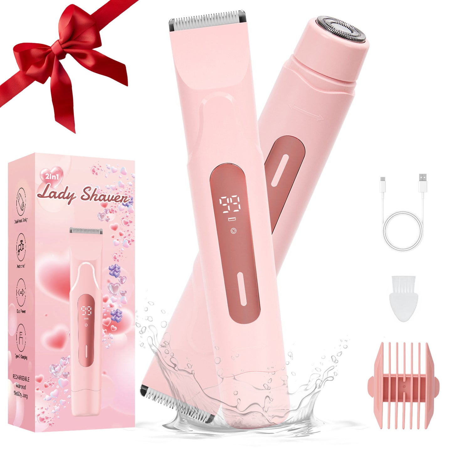 Painless 2-in-1 Lady Shaver: No More Razor Bumps or Irritation!