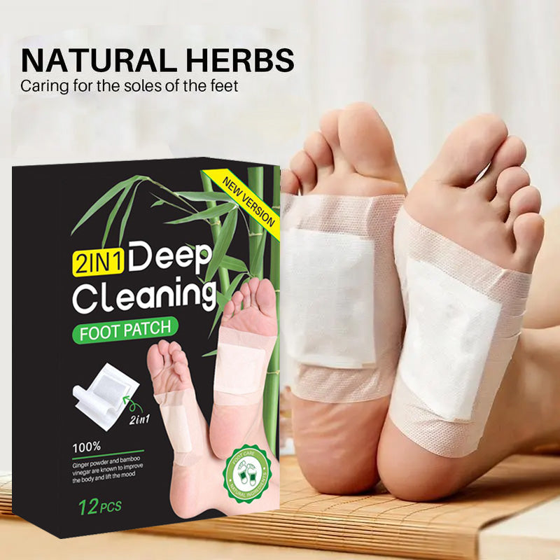 Foot Detox Patches for Stress Relief, Toxin Removal & Better Sleep Natural Deep Cleansing Pads