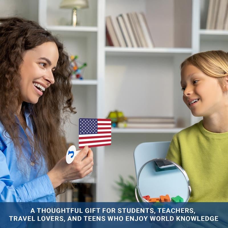 🔥Last Day 50% OFF - 🌎️245 Flashcards of World Flags🗺️