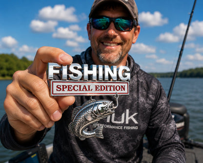 🔥LAST DAY 50% OFF- 🎣 Fishing Special Edition Premium 3D Metal Vehicle Emblem Badge
