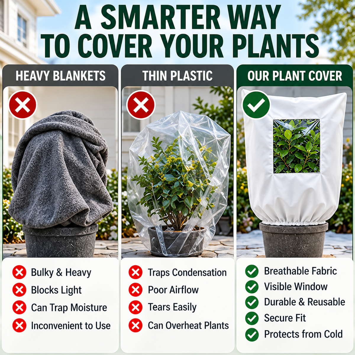 ⏳Last Day 50% OFF -❄️Winter Plant Frost Protection Cover