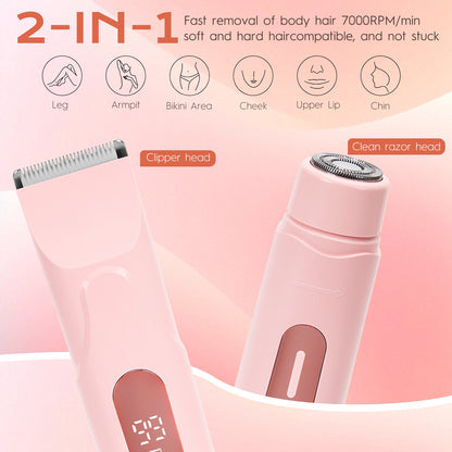 Painless 2-in-1 Lady Shaver: No More Razor Bumps or Irritation!