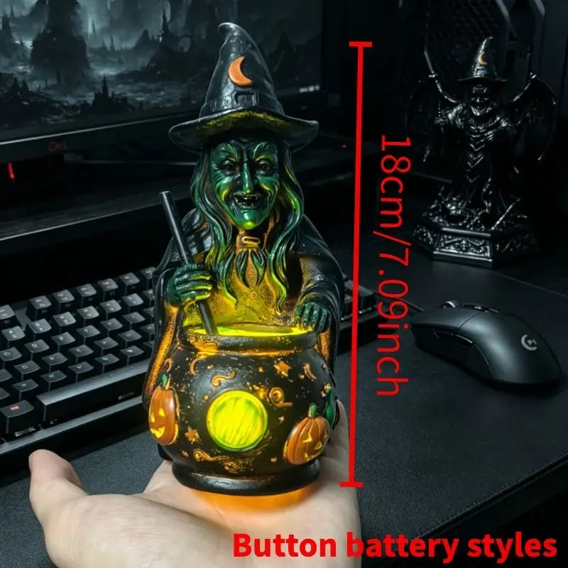 👻Witch/ghost Desktop Lamp, Ambient Lighting for Indoor Bedroom Living Room Office Home Decor