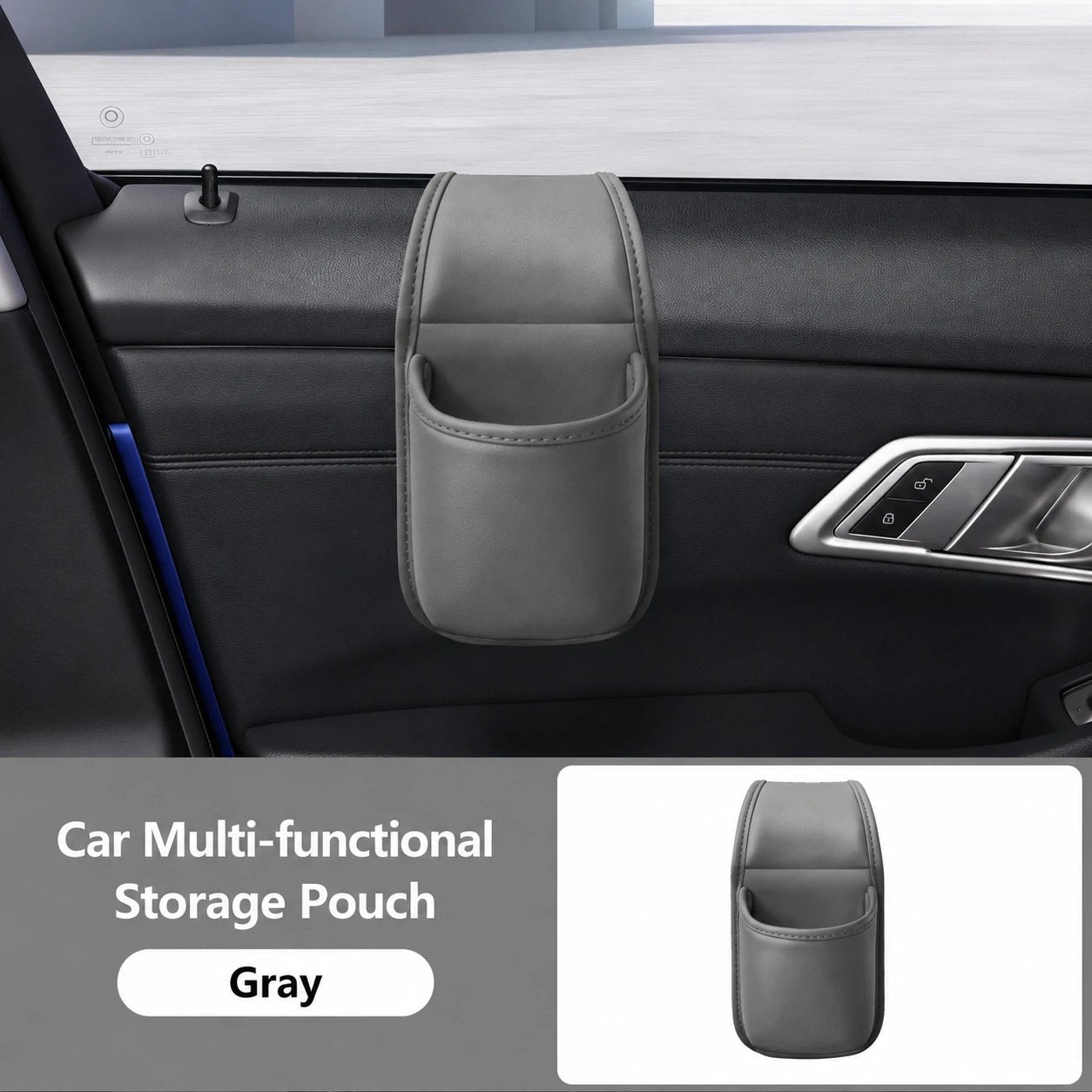 🔥LAST DAY 50% OFF - Leather Car Door Storage Pocket🚗