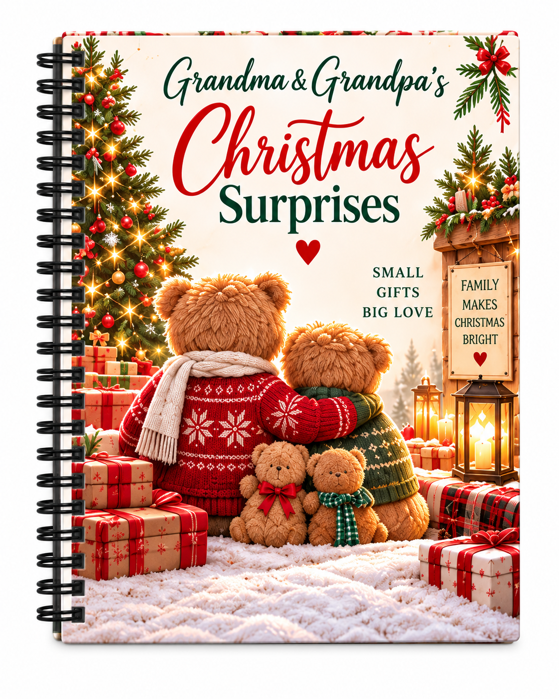 🎄📚Christmas Surprise Card Book🎁Surprises On Every Page📚Hardcover & Durability Line