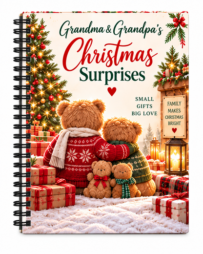 🎄📚Christmas Surprise Card Book🎁Surprises On Every Page📚Hardcover & Durability Line