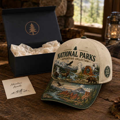 🇺🇸 Last Day Promo: 49% OFF - 🏞️National Park Adventure  Cap