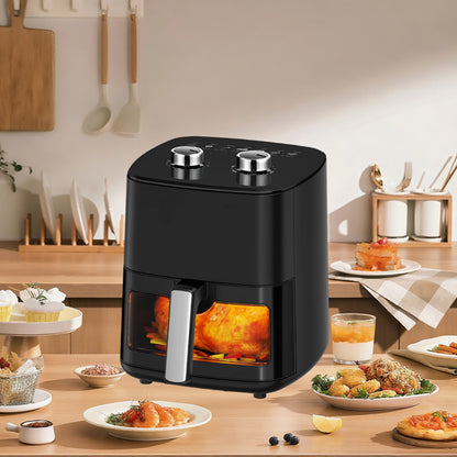🎉 SPRX 4L Visual Air Fryer | The Ultimate Healthy Cooking Sidekick for Every American Kitchen