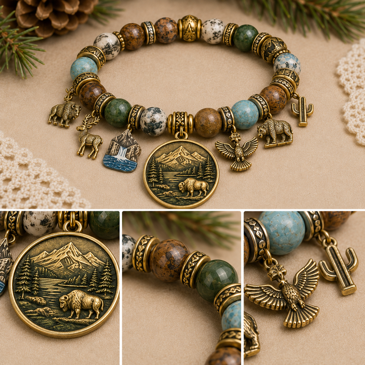 🇺🇸 Last Day Promo: 49% OFF -🏞️National Nature Park Faith Bracelet
