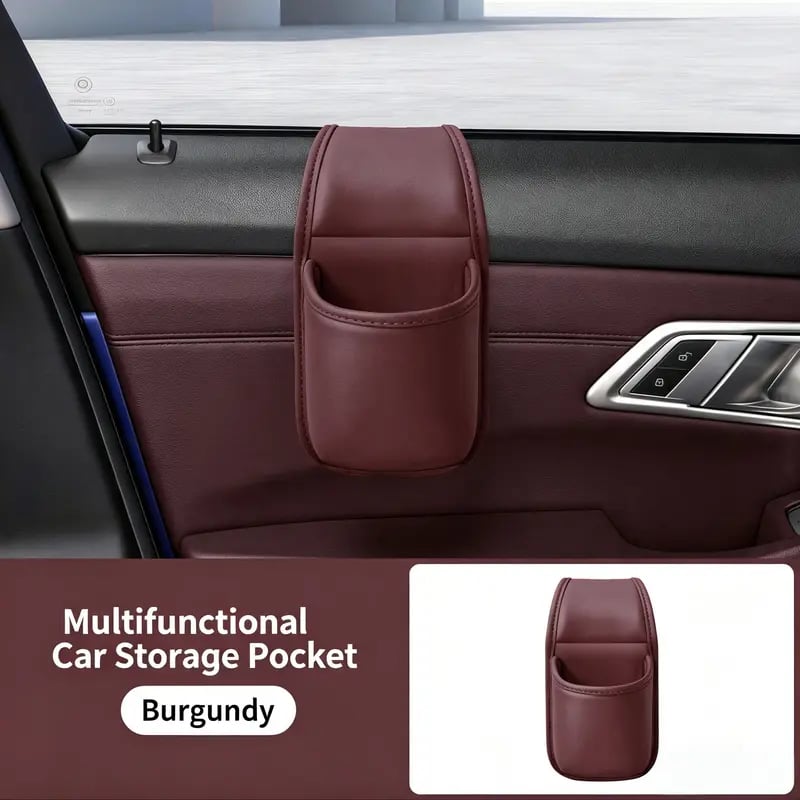 🔥LAST DAY 50% OFF - Leather Car Door Storage Pocket🚗