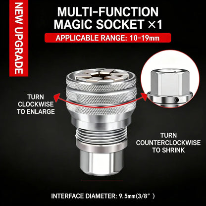 🛠️Multi-Function Universal Socket Wrench Tool - Universal Maintenance Tool