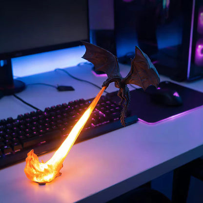 Dragon Fire Desk Light — Turn Your Desk Into a Fantasy Realm