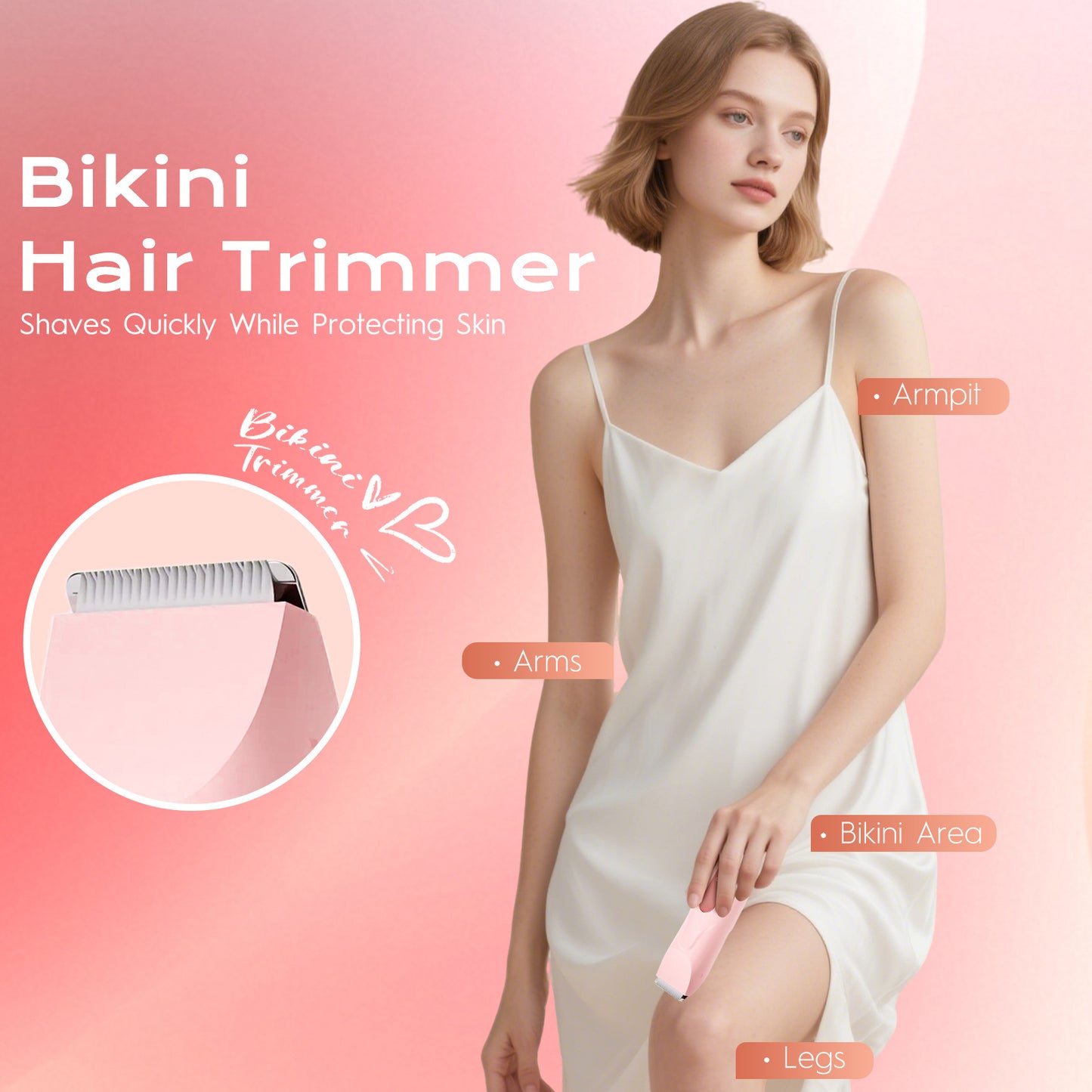 Painless 2-in-1 Lady Shaver: No More Razor Bumps or Irritation!