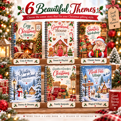 🎄📚Christmas Surprise Card Book🎁Surprises On Every Page📚Hardcover & Durability Line