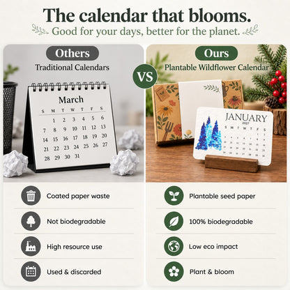 ✨🏆Early Holiday Sale 50% OFF🌱Eco-Friendly Plantable “Timeless” Seed Calendar 2027