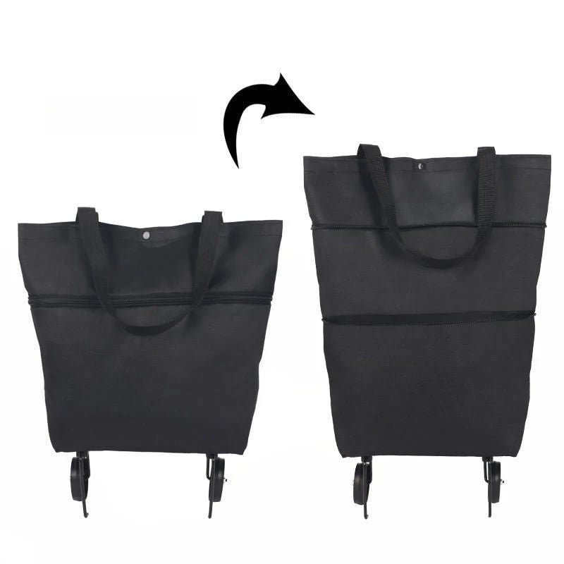 ⚡️LAST DAY 50% OFF 🛒♻️2-in-1 Foldable Shopping Cart