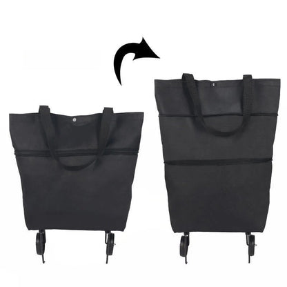 ⚡️LAST DAY 50% OFF 🛒♻️2-in-1 Foldable Shopping Cart