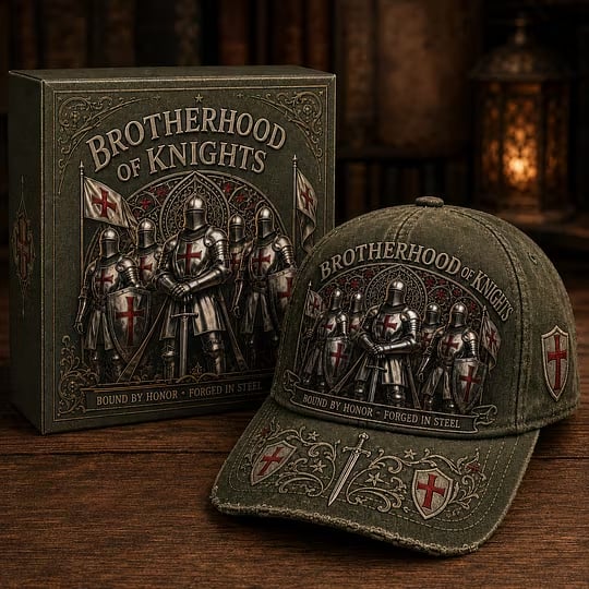 ⚔️ Brotherhood Of Knights Honor Cap 🎁Free Honor Coin With Every Cap Purchase