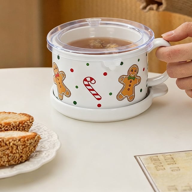 ⏰Christmas Sale 50% OFF🎅🎁25-oz Mug Meals w/ Lid-its