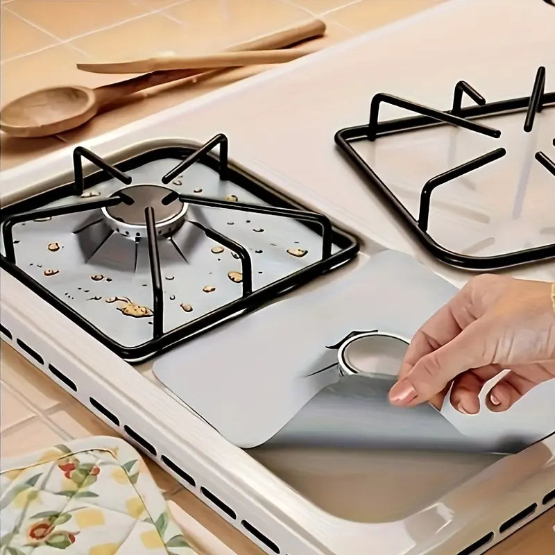Reusable Non-Stick Gas Stove Burner Covers – Heat-Resistant & Washable