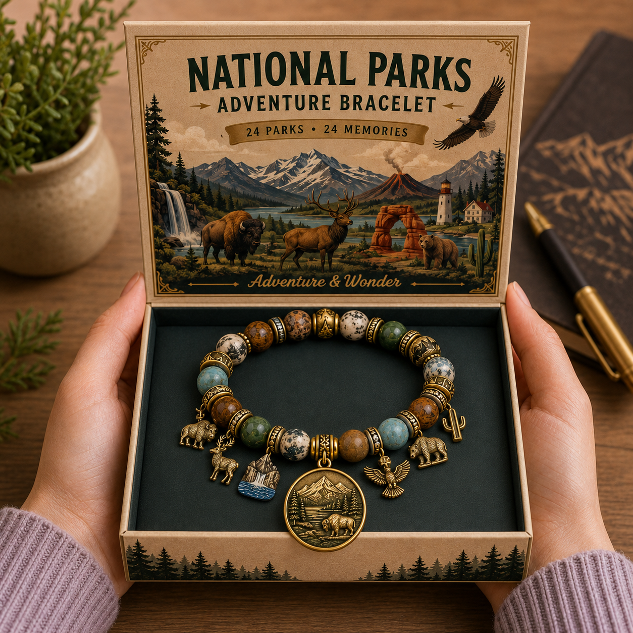 🇺🇸 Last Day Promo: 49% OFF -🏞️National Nature Park Faith Bracelet