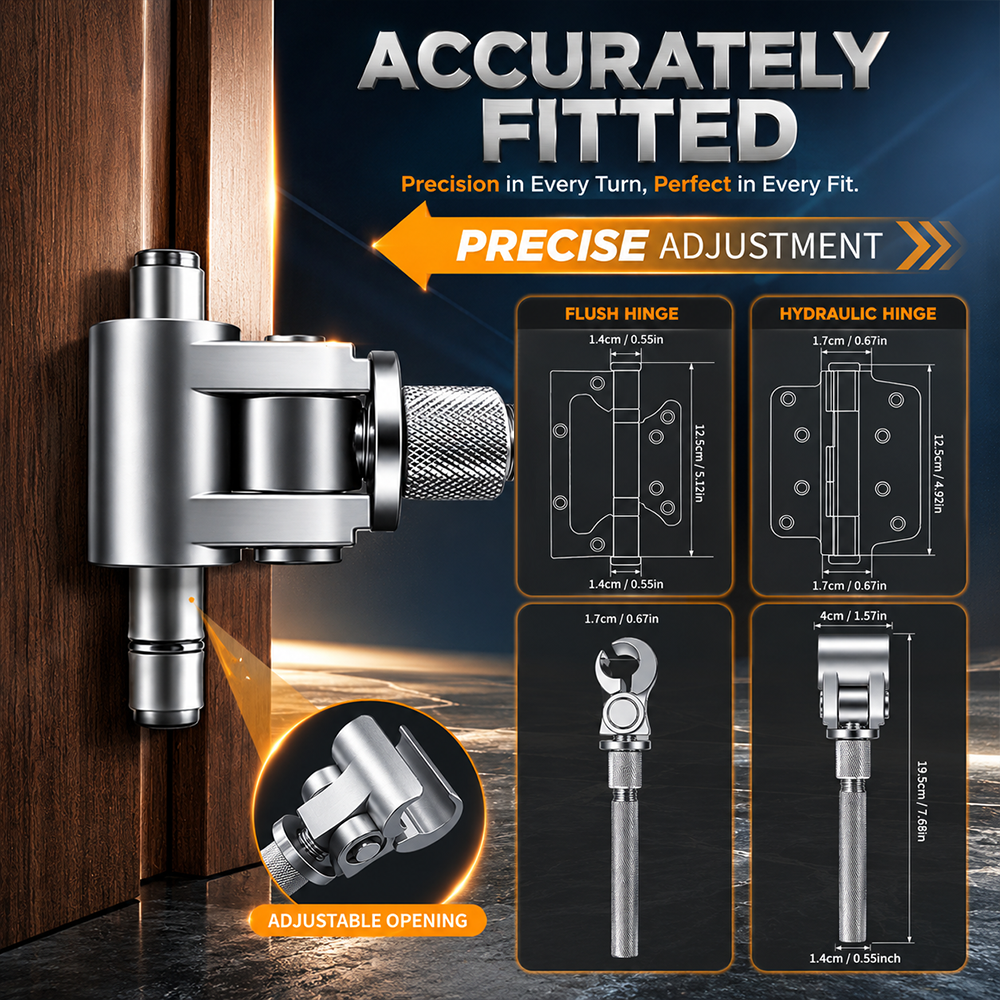 🔧 Door Hinge Adjustment Wrench | Precision Cabinet & Door Hinge Alignment Tool