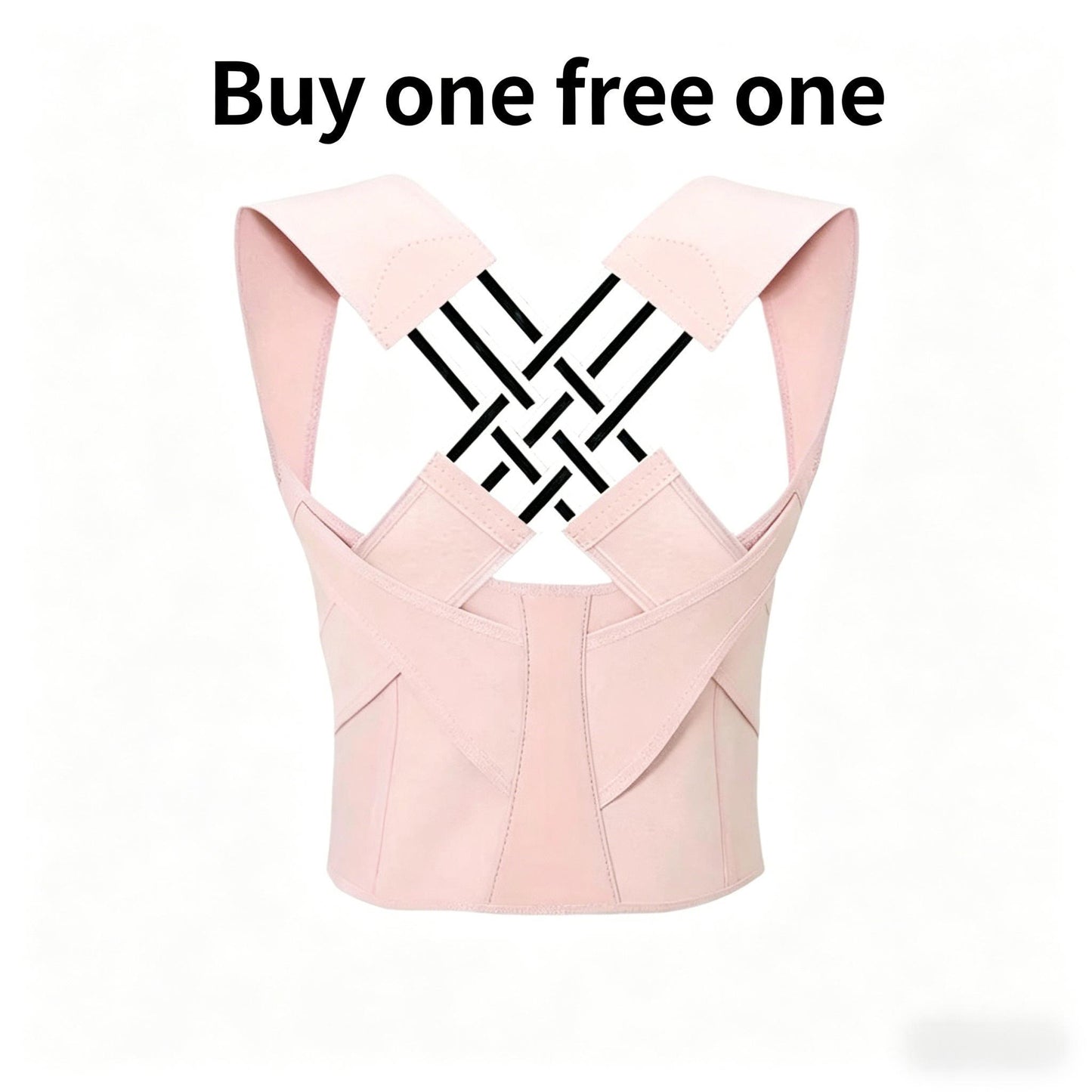 Buy 1 Free 1 Upgrade 2.0 Smart Posture Corrector | Invisible Back Support with Auto-Adjust Webbing | Pain Relief & Posture Training