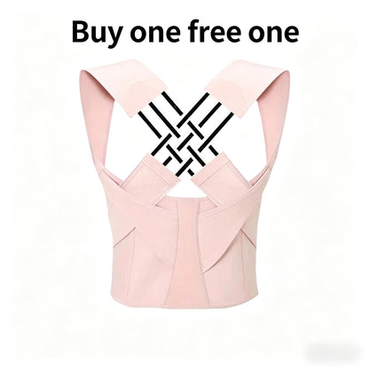 Buy 1 Free 1 Upgrade 2.0 Smart Posture Corrector | Invisible Back Support with Auto-Adjust Webbing | Pain Relief & Posture Training