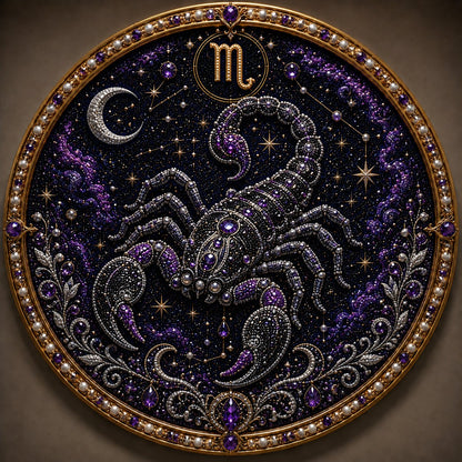 🔥Last Day 50% OFF - 12 Zodiac Signs Pearl Art Kit ♈🌙