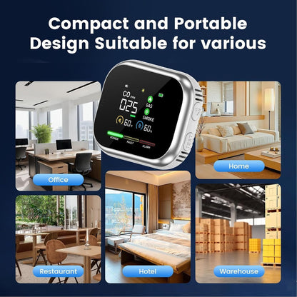 2026 Hot Sale🏠✨ 6-in-1 Smart Home Guardian Air & Temperature Monitor