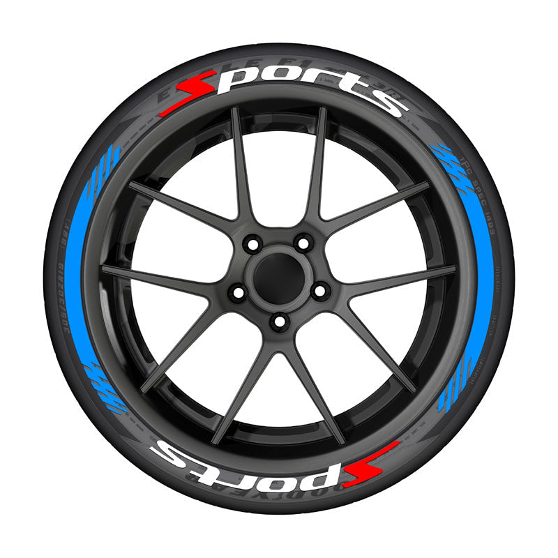 🔥 4PCS 3D Tire Lettering Stickers | Waterproof Universal Wheel Sidewall Decals