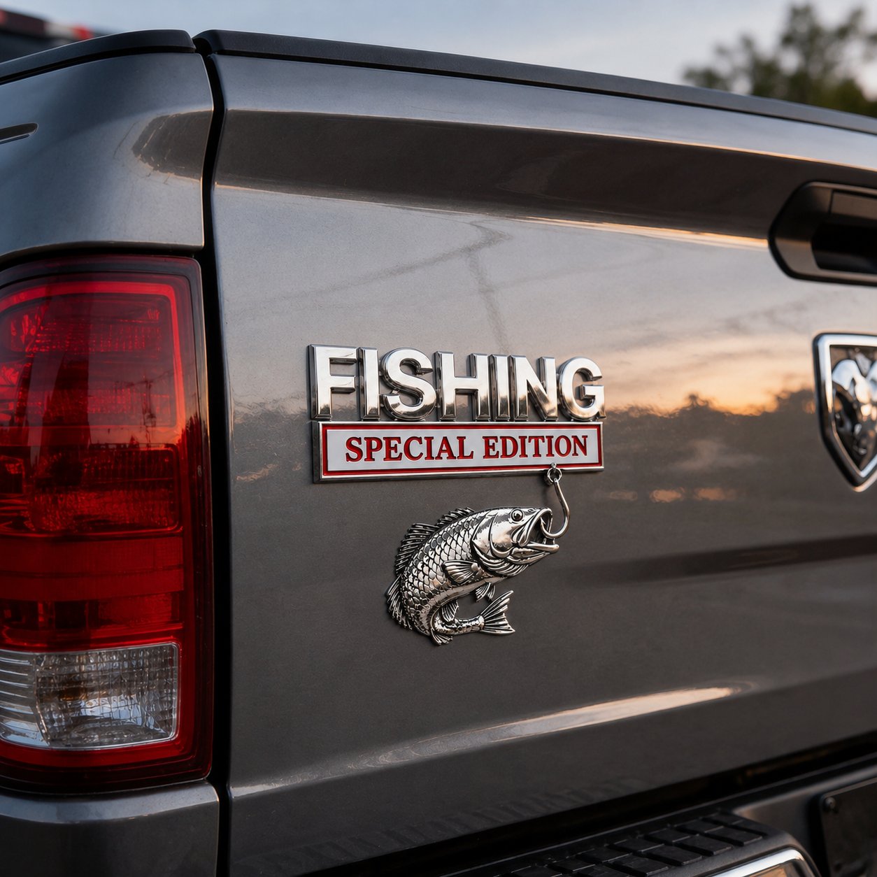 🔥LAST DAY 50% OFF- 🎣 Fishing Special Edition Premium 3D Metal Vehicle Emblem Badge