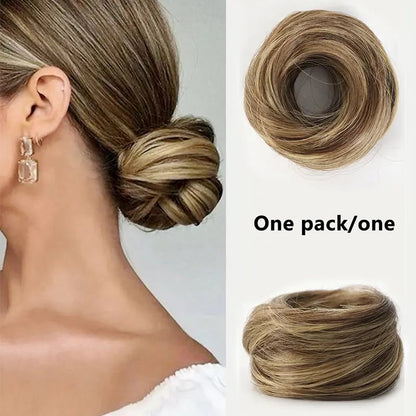 Synthetic Messy Bun Hair Piece for Women