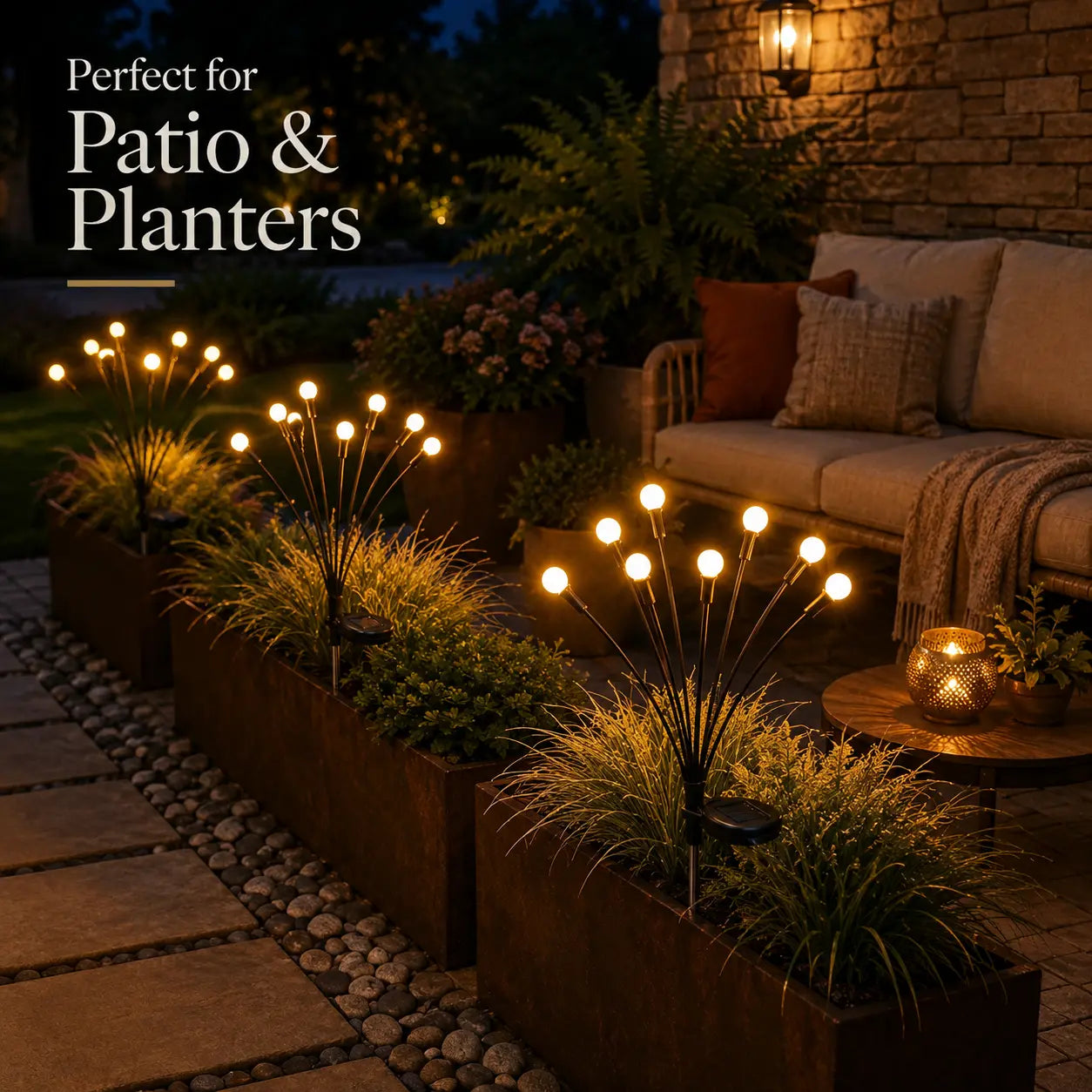 🔥Last Day 49% OFF - Solar Powered Firefly Garden Light