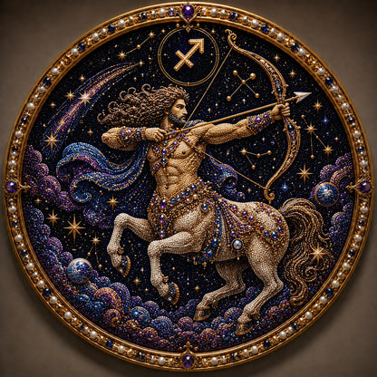 🔥Last Day 50% OFF - 12 Zodiac Signs Pearl Art Kit ♈🌙
